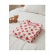 %100 Pamuk Kalp Baskılı Sıfır Yaka Kız Çocuk Pijama Takımı 10-12 Yaş