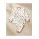 %100 Pamuk Uğur Böceği Baskılı Kız Çocuk Pijama Takımı 10-12 Yaş