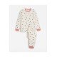%100 Pamuk Uğur Böceği Baskılı Kız Çocuk Pijama Takımı 10-12 Yaş